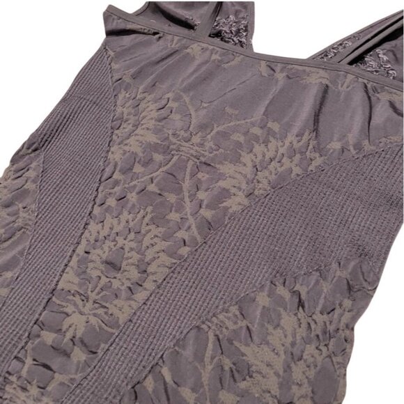 Free People Intimately Mercury Seamless Figure Flattering dual strap Floral Tex - Picture 8 of 9